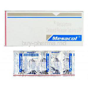 Mesacol, Generic Asacol, Mesalazine  400 mg