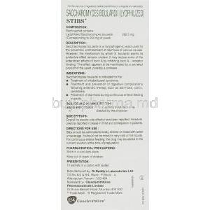 Stibs,  Generic Florastor,   Saccharomyces Boulardii Information Sheet