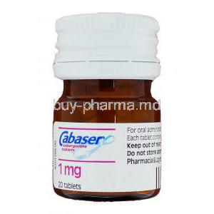 Cabaser Cabergoline 1 mg bottle