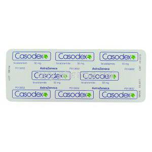 Casodex, Bicalutamide 50 mg packaging