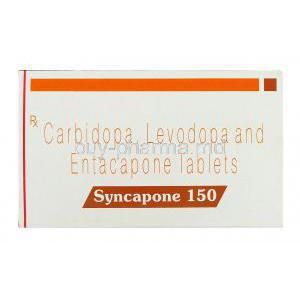 Syncapone, Generic Stalevo, Carbidopa 37.5 mg/ Levodopa 150 mg/ Entacapone 200 mg