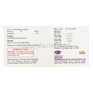 Heatace, Generic  Altace, Ramipril 10 mg Biochem