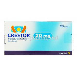 Crestor, Rosuvastatin  20 mg box