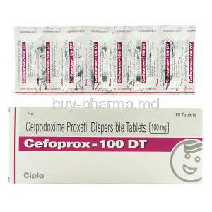 Cefoprox-DT, Generic  Vantin, Cefpodoxime  100 mg