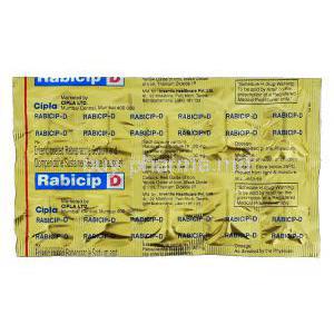 Rabicip-D Generic Aciphex/ Motilium, Rabeprazole / Domperidone  Capsule