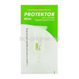 Protektor Spot-On, Generic Frontline Plus for small dogs 2.68 ml (20-40 kg dog) pipette