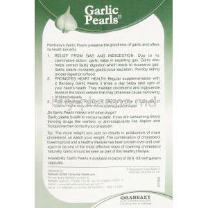 Garlic Pearls information sheet 2