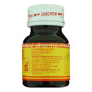 Melanocyl Solution bottle information