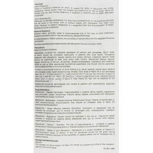 Alpha D3, Alfacalcidol information sheet 2