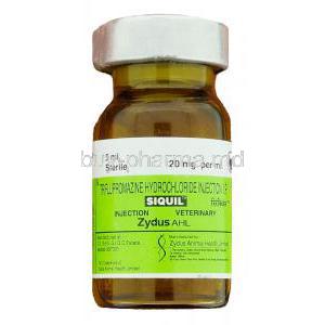 Siquil (Pet), Generic Vesprin, Triflupromazine Injecttion bottle