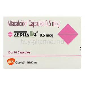 Alpha D3, Alfacalcidol 0.5 mcg