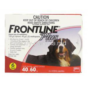 Frontline Plus for Dog 1.34ml for extra large Dogs (40-60 kg)