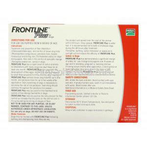 Frontline Plus for Dog 1.34ml for extra large Dogs (40-60 kg)  Merial