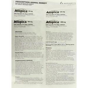 Atopica 25 mg information sheet 1