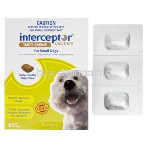 Interceptor Spectrum Tasty Chews for Dogs