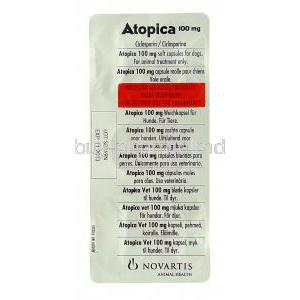 Atopica 100 mg packaging