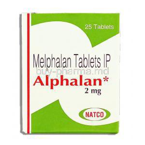 Alphalan, Generic Alkeran. Melphalan 2 mg box