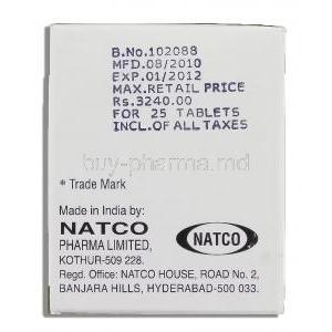 Alphalan, Generic Alkeran. Melphalan 2 mg Natco manufacturer