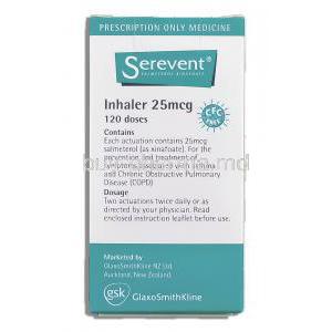 Serevent Inhaler 25 mcg 120 doses