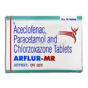 Arflur MR, Aceclofenac/ Paracetamol/ Chlorzoxazone