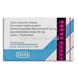 Nitrofix, Generic Imdur,  Isosorbide-5 Mononitrate 10 Mg Tablet (Cardicare)
