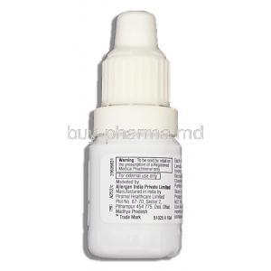 Betagan , Levobunolol  bottle Allergan India