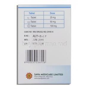 Generic Rimadyl, Carprofen 100 mg box information