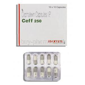 Ceff, Generic  Keflex, Cephalexin 250 mg