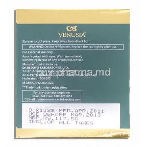 Venusia Cream Dr Reddy