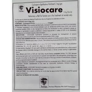 Visiocare, Generic Optimmune, Cyclosporine Ointment information sheet