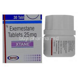 Generic  Aromasin, Exemestane Tablet and box