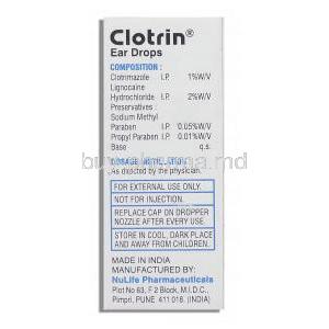 Clotrin Ear Drop composition