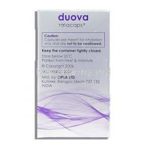 Duova, Tiotropium bromide/ Formoterol fumarate  Rotacaps Cipla