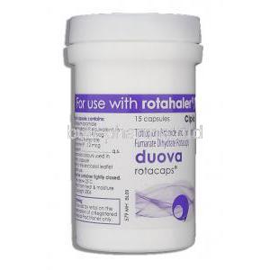 Duova, Tiotropium bromide/ Formoterol fumarate  Rotacaps Container