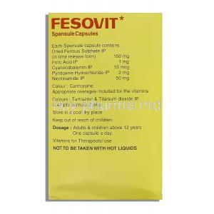 Fesovit Spansule Capsule composition