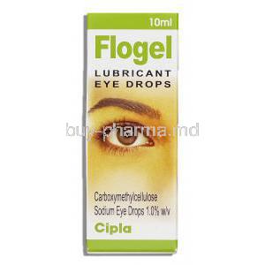 Flogel, Carboxymethylcellulose Sodium Eyedrop box