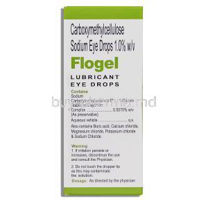 Flogel, Carboxymethylcellulose Sodium Eyedrop composition