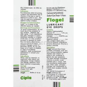 Flogel, Carboxymethylcellulose Sodium Eyedrop information sheet 1