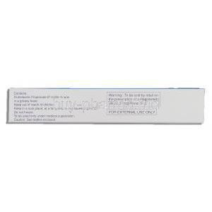 Flutivate, Fluticasone  Ointment box composition