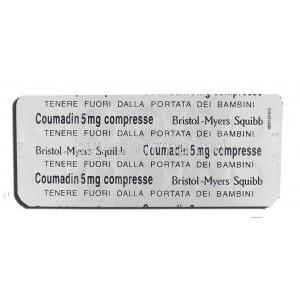 Coumadin 5 mg packaging