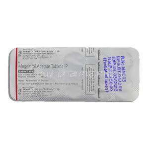 Endace, Generic Megace, Megestrol 160 mg packaging