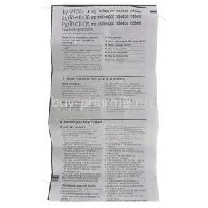 Lyrinel Xl 10 mg information sheet 1