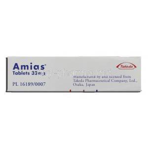 Amias 32 mg Takeda manufacturer