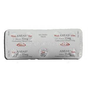 Amias 32 mg packaging