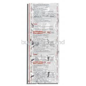 Clopivas, Clopidogrel/ Aspirin packaging