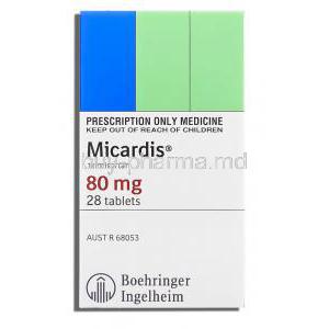 Micardis, Telmisartan 80 mg box