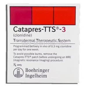 Catapres-TTS Clonidine 0.3 mg Patches Boehringer ingelheim