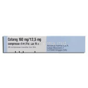 Cotareg, Valsartan 160 mg/ Hydrochlorothiazide 12.5 mg Novartis