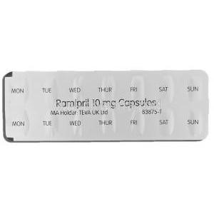 Ramipril 10 mg packaging