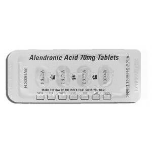 Alendronic Acid 70 mg packaging